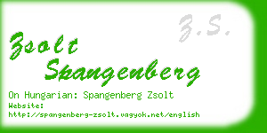zsolt spangenberg business card